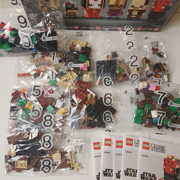 LEGO STAR WARS - #40676 The Phantom Menace BrickHeadz *** EXCLUDES QUEEN AMIDALA - Picture 4 of 6